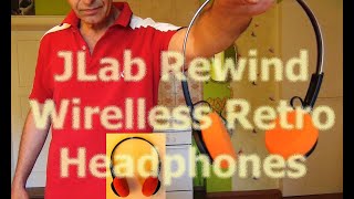 JLab Rewind Retro Headphones  Bluetooth [upl. by Nabroc]