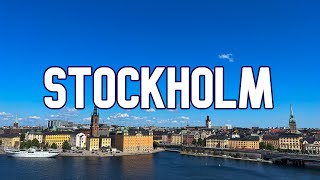 Quoi faire à Stockholm  SUÈDE  DEMIVOYAGES [upl. by Crow76]