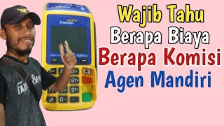 Wajib tahu berapa komisi yang diterima Agen Mandiri tiap transaksi [upl. by Coady]