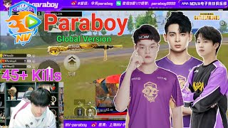 Nv Paraboy Nv Order Fearless😱 Crushes Enemies 45 Kills in Pubg Global  Nova Dreamy Nova Loongskr [upl. by Ecidnac176]