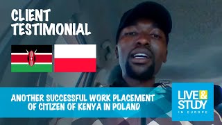 Citizen of Kenya in Poland  Polish Voivode Work Visa Received Job Vacancy Filled [upl. by Ardeth]