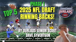 Top 5 NFL Draft 2025 Running Backs Phase 1 [upl. by Akinas]