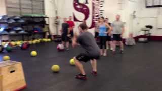 Wall Ball Shots  Warm Up Game  Crossfit San Jose [upl. by Reiser]