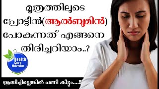 What does albumin trace in urine meanമൂത്രത്തിലൂടെ പ്രോട്ടീന്‍ ആല്‍ബുമിന്‍ പോകുന്നത് വലിയ അപകടം [upl. by Roeser]