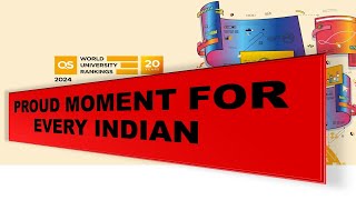 QS world university rankings 2024  India in World University Ranking 2024 [upl. by Alil605]