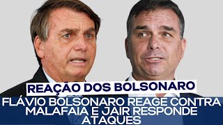 FLÁVIO BOLSONARO REAGE CONTRA MALAFAIA E JAIR RESPONDE ATAQUES [upl. by Lrub]