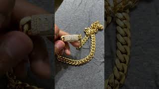 Daniel Jewelry Inc 12mm Cuban link chain diamond cubanlinkchain jewelry [upl. by Lzeil]