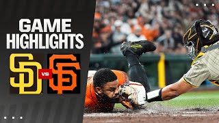 Padres vs Giants Game Highlights 91424  MLB Highlights [upl. by Pantin85]