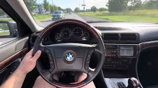 1999 BMW E38 730D review Part 5 [upl. by Hackett]