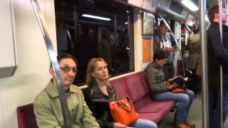 Subway ride in Warsaw Poland [upl. by Karlise]