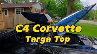 C4 Corvette Targa Top [upl. by Atnoved602]