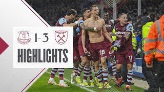 Everton 13 West Ham  Souček amp Álvarez Hit Stoppage Time Beauties  Premier League Highlights [upl. by Atiuqcir]