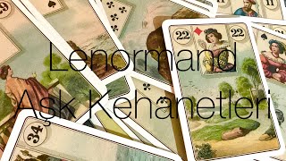 Aşk Hayatında Muhtemel lenormand Kehanetleri 👁️🦅🧿✨ [upl. by Neelya]