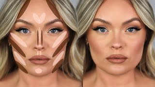 HOW TO CONTOUR ROUND FACE  Hacks Tips amp Tricks for Beginners [upl. by Walters]