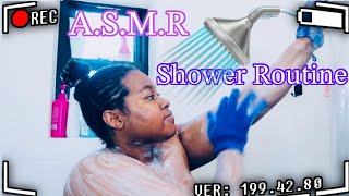 ASMR Shower Routine  Ladonna Franklin asmr relaxation watersounds [upl. by Ecnadnac429]