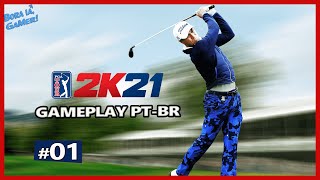 O Melhor Jogo de Golf Ep1 PGA Tour 2K21  Gameplay em Português PTBR [upl. by Biel]