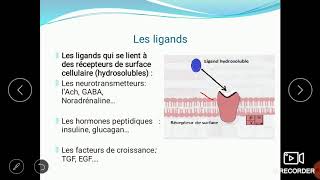 Interaction ligand récepteur physiologie 1ier année médecine [upl. by Bay]