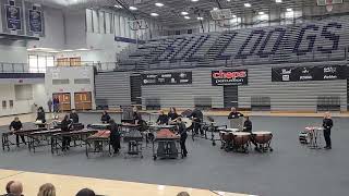 Jeffersonville Winter Percussion Ensemble IPA State Prelims Brownsburg High School March 18 2023 [upl. by Rolandson]