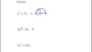 Factorising single brackets [upl. by Alejandra3]