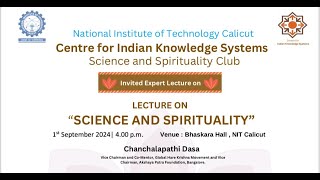 Center Of Indian Knowledge Systems Science and Spirituality Club  quotSCIENCE AND SPIRITUALITYquot [upl. by Arrotal863]