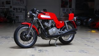 1976 MV Agusta 750 America  Jay Lenos Garage [upl. by Suilenroc375]