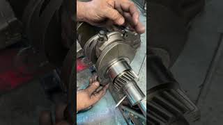 crankshaft repairing bushmachinary lathemachine cr 4cylinder jcb kubota hollandtractor [upl. by Eissirk]