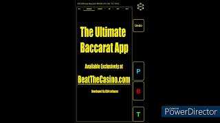 The Ultimate Baccarat App  Live Play 3 Flat Betting Nov 1 2022 [upl. by Most]