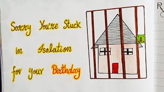 Best Quarantine birthday video Funny Birthday wishes ideas in Lockdown Creative birthday wishes [upl. by Phelia]