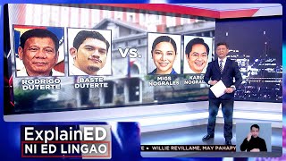 News ExplainED Duterte vs Nograles  Frontline Tonight [upl. by Yrol632]