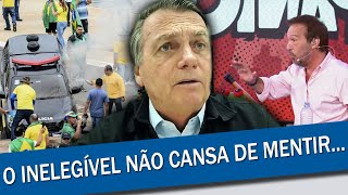 BOLSONARO MENTE NO PÂNICO SOBRE ATOS TERRORISTAS DE 8 DE JANEIRO  JOVEM PAN  CPI [upl. by Nomzzaj507]