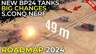 S Conq NERF New Battle Pass Tanks Crew Changes Maps and More  World of Tanks in 2024 [upl. by Orimisac327]