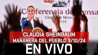 Claudia Sheinbaum La Mañanera del Pueblo I 3 de octubre de 2024 I EN VIVO [upl. by Nnylharas]