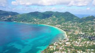 Seychelles  drone  Beau Vallon amp Bel Ombre  Mahe island  Mavic Pro [upl. by Cary802]