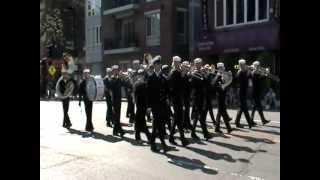 Anchors Aweigh  US Navy Band Northeast  Columbus Day Parade  Boston 2011 [upl. by Natalina140]