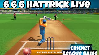 SIXER HAT  TRICK CRICKET LEAGUE LIVE  SRBUNTY7 [upl. by Decca]