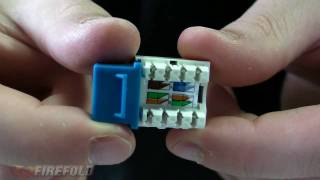 Networking 101 How To Punch Down Cat5ECat6 Keystone Jack  FireFold [upl. by Antoinette197]