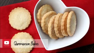 Easy 3 Ingredient Shortbread Cookie Recipe [upl. by Kingsley]