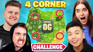 The OG FORTNITE 4 CORNER Challenge [upl. by Chapen]