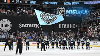 Utah Hockey Clubs HISTORIC NHL Debut  NHL Mic Drop [upl. by Naahsar]