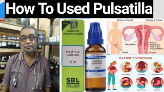 Pulsatilla Homeopathic Medicine  Use  Symptoms  Pulsatilla Nigricans 302001m Uses [upl. by Lello]