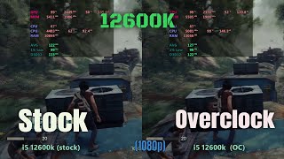 i5 12600k overclocked vs stock speed 2024 [upl. by Carvey]