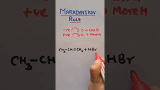 Markovnikov Rule shorts  Hydrocarbons  Class11 chemistry yourtutor shorts [upl. by Ettesus725]