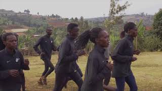 Training with the NN Running Team in Uganda [upl. by Ardnua]