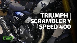 Lanzamientos TRIUMPH  SCRAMBLER Y SPEED 400 [upl. by Fredi]