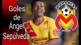 Goles de Ángel Sepulveda con Morelia 1718 [upl. by Schram]