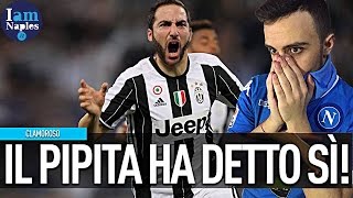 HIGUAIN ALLA JUVE REAZIONE IN LIVE DI UN TIFOSO DEL NAPOLI [upl. by Aihsat]