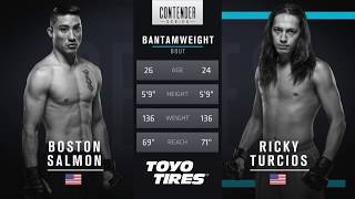 FREE FIGHT  Boston Salmon Displays Power and Stamina  DWCS Week 1 Contract Winner  Season 1 [upl. by Cumings]