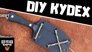 How To Make a Kydex Knife Sheath  Super Simple Tutorial [upl. by Dominus667]