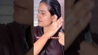 10 Minute keratin Treatment at Home Straight amp smooth hair hair haircare straighthair [upl. by Richmound]