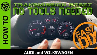 Automatic Transmission Problems on Volkswagen and Audi How to Reset and Fix  Quick and Easy [upl. by Ecnesse]